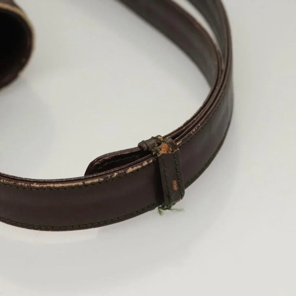 Authentic GIVENCHY Shoulder Bag Suede Brown Gold - Picture 15 of 16